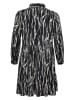 Kaffe Kleid in Schwarz/ Weiß