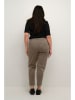 KAFFE curve Spodnie chino "Leana" w kolorze brązowym
