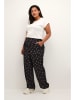 Kaffe Hose "Jilly" in Schwarz/ Camel
