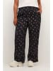 Kaffe Hose "Jilly" in Schwarz/ Camel