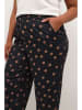 Kaffe Hose "Jilly" in Schwarz/ Camel