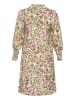 Kaffe Kleid "Dry" in Creme/ Hellgrün/ Rosa