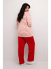 Kaffe Longsleeve "Winni" in Weiß/ Rot