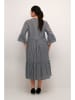 Kaffe Kleid "Kerry" in Schwarz/ Hellblau