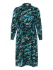 Kaffe Kleid "Natalia" in Schwarz/ Blau