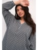 Kaffe Tuniek "Ami" zwart/lichtblauw