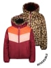 B.Nosy Doorgestikte jas "Jamie" rood/beige