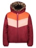 B.Nosy Doorgestikte jas "Jamie" rood/beige