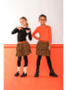 B.Nosy Kleid "Daphne" in Orange/ Hellbraun/ Schwarz