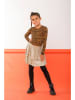 B.Nosy Jurk "Danique" lichtbruin/zwart/beige