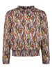 B.Nosy Blouse "Bella" bruin/lichtblauw/zwart
