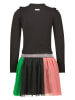 B.Nosy Kleid "Dani" in Schwarz/ Rosa/ Grün