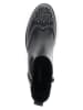 Gabor Leren boots zwart