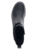 Gabor Leder-Boots in Schwarz