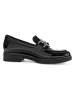 Gabor Leren mocassins zwart