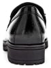 Gabor Leren mocassins zwart