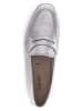 Gabor Leren mocassins zilver/zilverkleurig