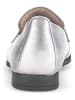 Gabor Leren mocassins zilver/zilverkleurig