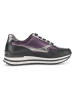 Gabor Sneakers in Schwarz/ Lila