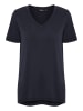 SAINT TROPEZ Shirt "Soaked in Luxury" donkerblauw