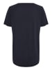 SAINT TROPEZ Shirt "Soaked in Luxury" donkerblauw