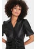 SAINT TROPEZ Leder-Kleid "Saint Tropez" in Schwarz