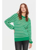 SAINT TROPEZ Sweter "Saint Tropez" w kolorze zielonym