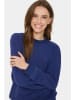 SAINT TROPEZ Sweatshirt "Saint Tropez" in Blau