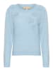 Kaffe Wollpullover "Osa" in Hellblau