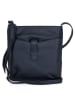 Just B Different Leder-Umhängetasche "Castiadas" in Dunkelblau - (B)18 x (H)20 x (T)5 cm