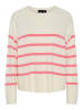 Pieces Longsleeve in Creme/ Pink