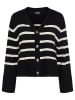 Pieces Cardigan in Schwarz/ Weiß