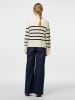 Pieces Cardigan in Creme/ Schwarz