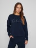 Vila Sweatshirt "Atelier" in Dunkelblau