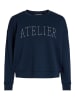 Vila Sweatshirt "Atelier" donkerblauw