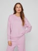 Vila Sweatshirt "Atelier" lichtroze