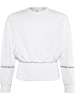 Blue Effect Sweatshirt in Weiß