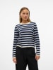 Vero Moda Pullover in Anthrazit/ Creme