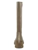 Steve Madden Leder-Stiefel in Beige