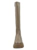 Steve Madden Leder-Stiefel in Beige