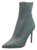 Steve Madden Leder-Stiefeletten in Grau