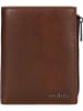 Wojas Leder-Geldbörse in Braun - (B)12 x (H)9,5 x (T)1 cm