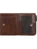 Wojas Leder-Geldbörse in Braun - (B)12 x (H)9,5 x (T)1 cm