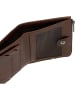 Wojas Leder-Geldbörse in Braun - (B)12 x (H)9,5 x (T)1 cm