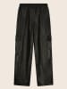 Like Flo Kunstlederhose in Schwarz