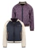 Like Flo Wende-Übergangsjacke in Violett/ Dunkelblau/ Beige
