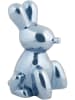 Present Time Decoratief object "Balloon Bunny" blauw - (H)15 cm