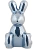 Present Time Dekoobjekt "Balloon Bunny" in Blau - (H)15 cm