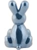 Present Time Decoratief object "Balloon Bunny" blauw - (H)15 cm