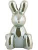 Present Time Dekoobjekt "Balloon Bunny" in Grün - (H)15 cm